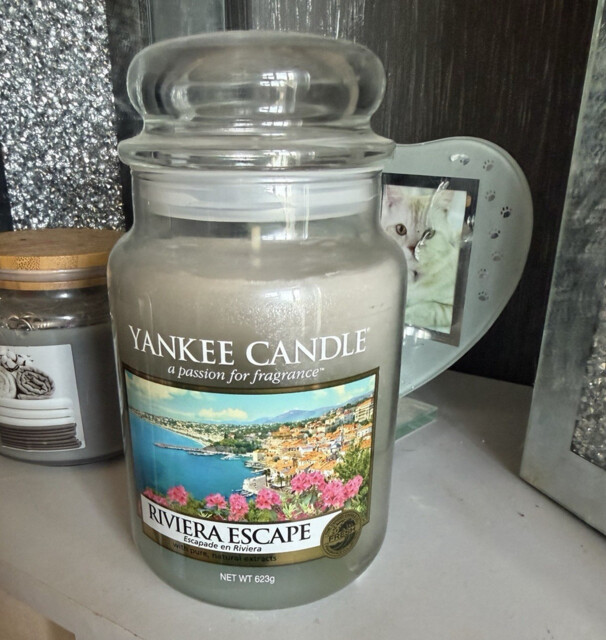 Yankee Candle Riviera Escape Scented Large Jar Candle 623g, Single