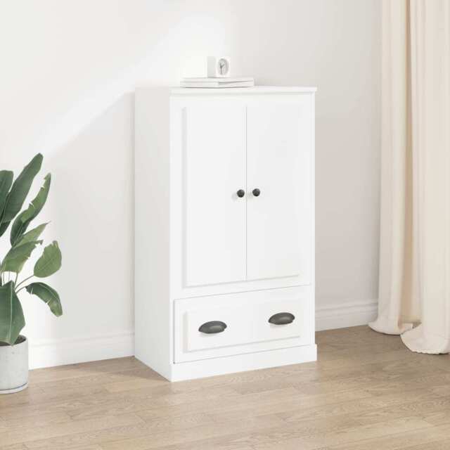 Highboard White 60x35.5x103.5 Cm Engineered Wood Vidaxl