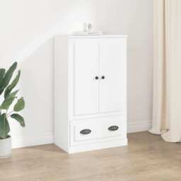 Highboard White 60x35.5x103.5 Cm Engineered Wood Vidaxl