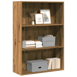 Bookcase Artisian Oak 80x30x114 Cm Engineered Wood Vidaxl