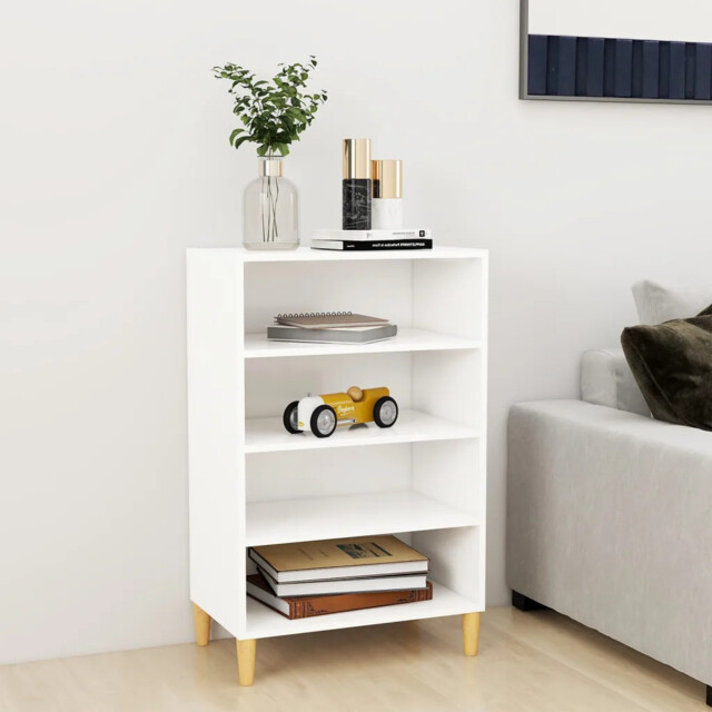 Sideboard White 57x35x90 Cm Engineered Wood Vidaxl