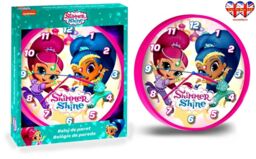 Children's ,kids Shimmer & Shine Wall Clock