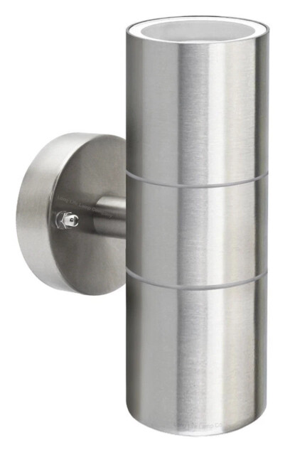 Led Modern Stainless Steel Up Down Outdoor Double Wall Light Cool