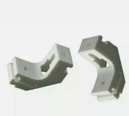 5 X Strong White Curtain Track Bracket Whiteline Harrison Drape Wall