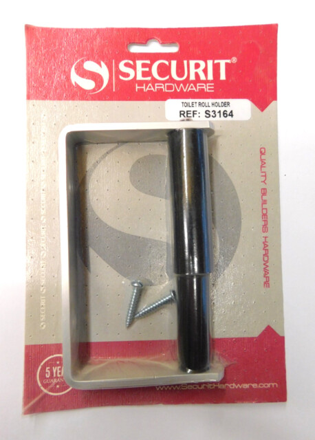 Securit Toilet Roll Holder Aluminium 135mm Roll Holder