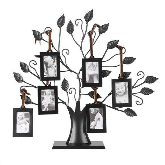 Trixes Family Tree Photo Frame With 6 Detachable Hanging Frames