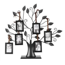 Trixes Family Tree Photo Frame With 6 Detachable Hanging Frames