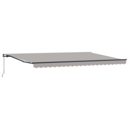 Retractable Awning Manual Polyester And Steel Outdoor Shade Solution