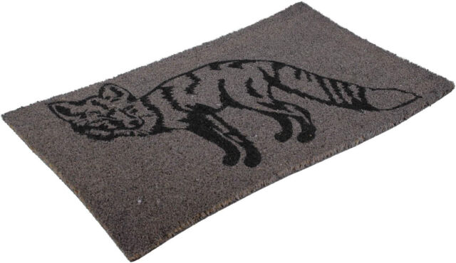 Jvl Coir Doormat Door Mat 75cm X 45cm Fox 02-726