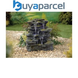Easy Fountain Cosmo Springs Led Natural Garden Water Feature Stone