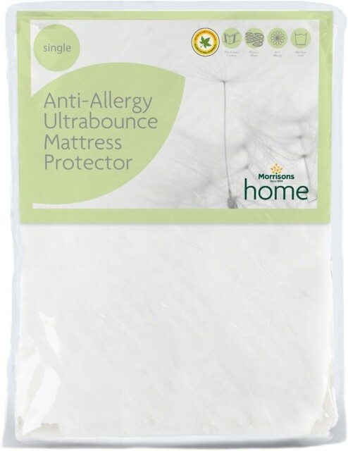 Morrisons Anti-allergy Mattress Protector (single) Home Ware