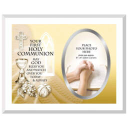 Dakota Your First Holy Communion Personalize Religious Keepsake Glass