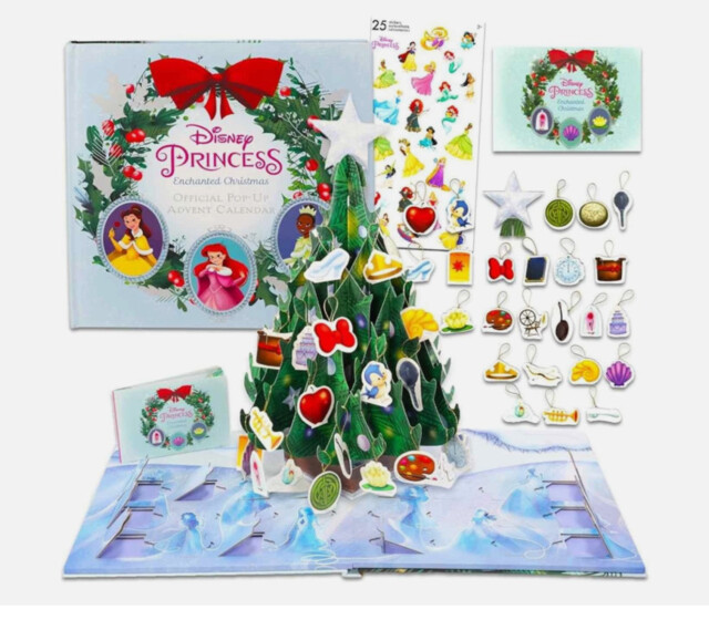Disney Princess Enchanted Christmas Official Pop Up Advent Calendar 25