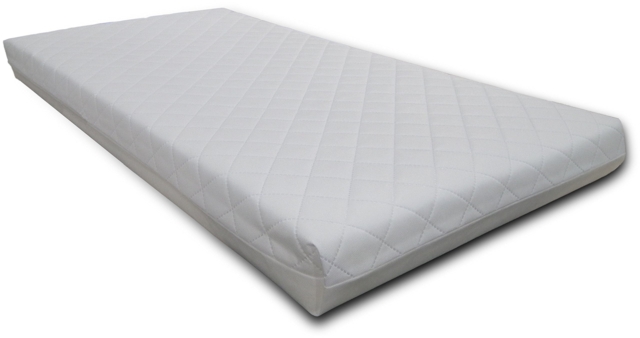 Classic Foam Travel Cot Mattress White 95 X 65 X 7.5cm High Quality