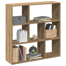 Room Divider Bookcase Artisan Oak 102x29x103.5 Cm Engineered Wood
