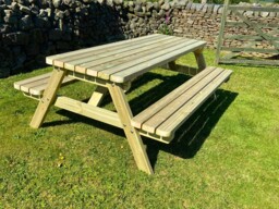 Wooden Picnic Bench/table, Heavy Duty Pub Bench, Picnic Table & Bench