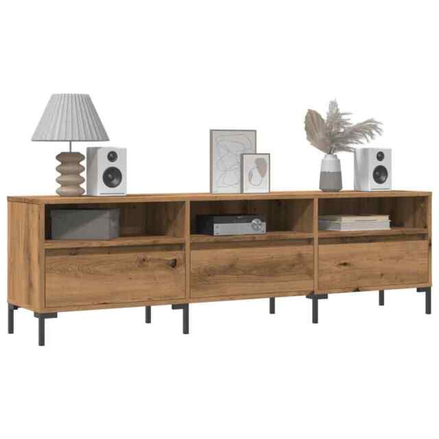 Tv Cabinet Artisan Oak 150x30x44.5 Cm Engineered Wood Vidaxl