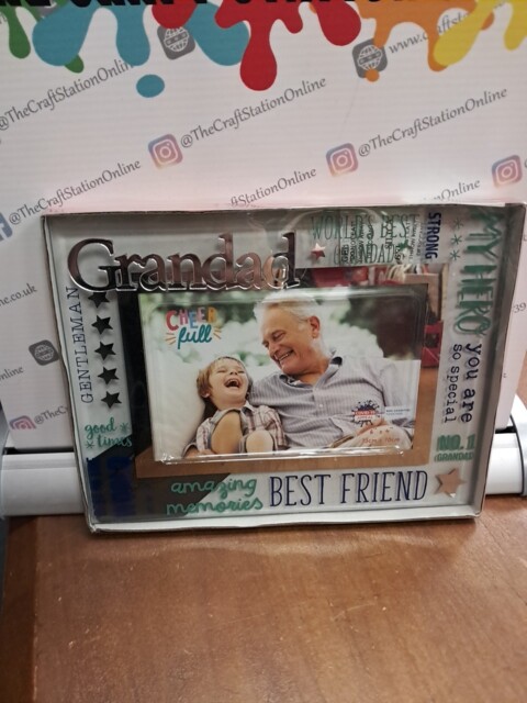 "Grandad Glass Picture Photo Frame 6""x4"" Po 49838"