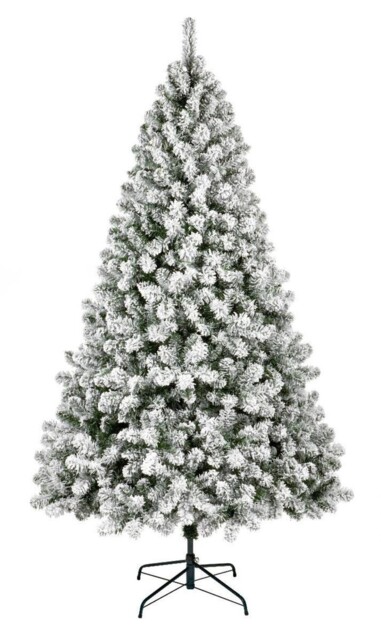 Premier 1.5m Flocked Woodcote Spruce Christmas Tree