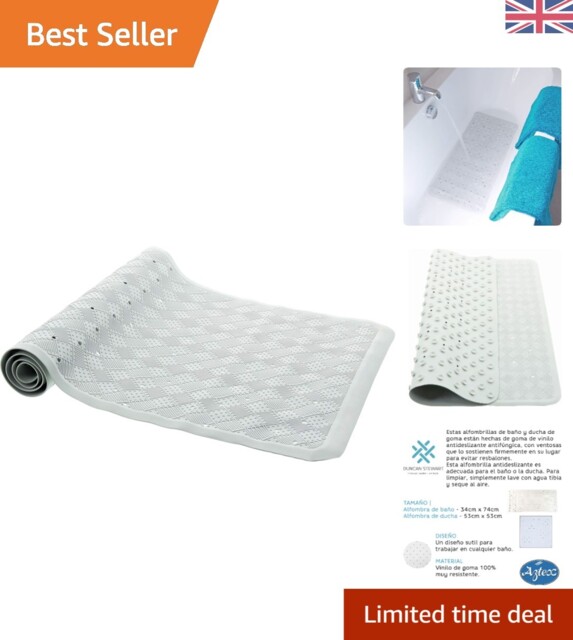 Versatile Anti-fungal Non-slip Bath Mat (34x74 Cm) – Perfect For