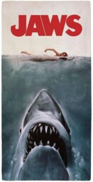 Jaws Shark Towel 70x140cm 100% Cotton Novelty Beach Bath Kids