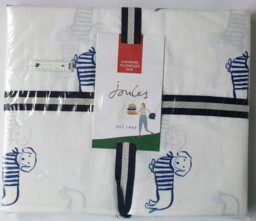Joules Standard Pillowcase Pair Coastal Stripe Chalk