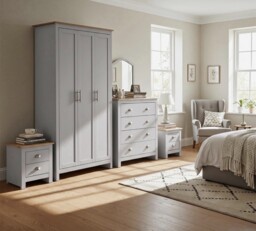 Gfw Lancaster 4-piece Bedroom Set - Cream