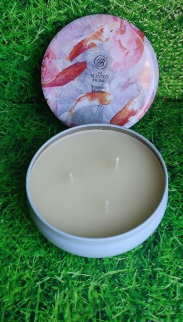 3 Wick Scented Candle Yoshino Waters Fragrance Candle In Tin Ashleigh