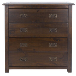 Boston Dark Pine Chests Of Drawers, Wardrobe, Bedsides, Bookcases &