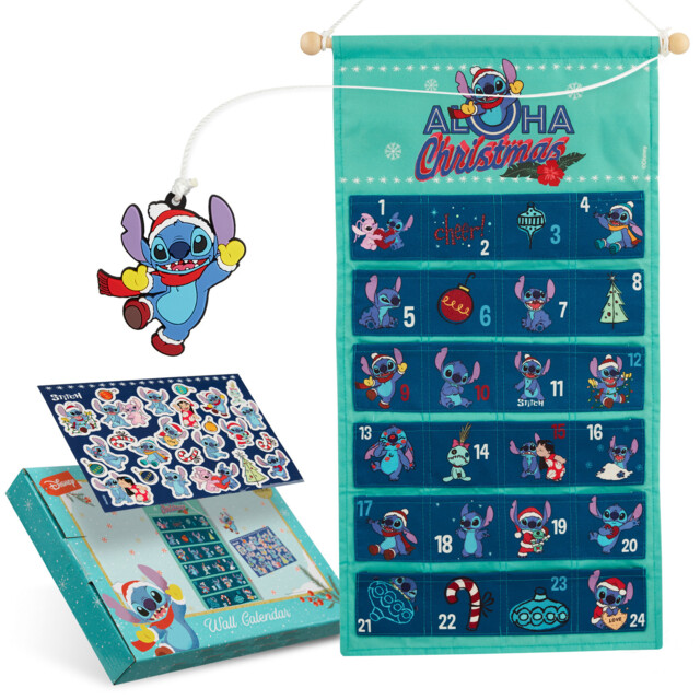 Disney Stitch Advent Calendar Kids, Fill Your Own Christmas Calendar