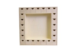 Square Wooden Advent Calendar