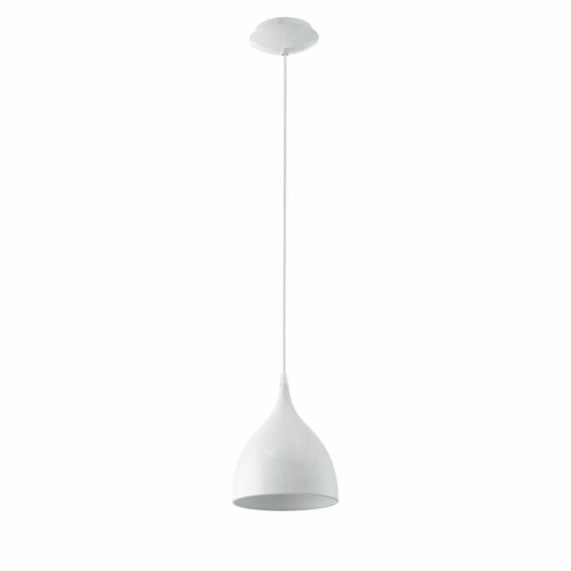 Eglo 92716 Coretto White Steel Pendant Light-rrp £49.99