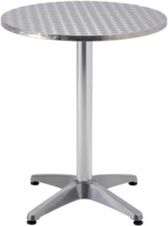 Aluminium Table Indoor Outdoor Weatherproof & Space Saving 60cm Bbq