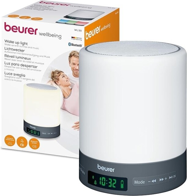 Beurer Wl 50 Light Alarm Clock Led Mood Light Sunrise Set Rrp £75