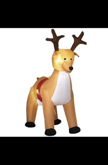 6ft Christmas Inflatable Reindeer Decoration Xmas Indoor Outdoor