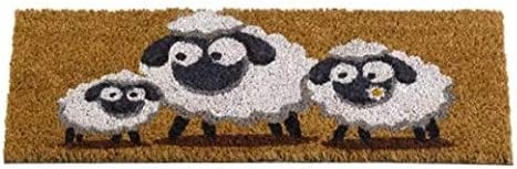 Dolly Friends Natural Coir Doormat Insert Pvc Back Indoor Outdoor 53cm