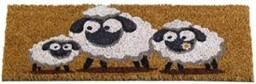 Dolly Friends Natural Coir Doormat Insert Pvc Back Indoor Outdoor 53cm