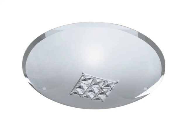 Ceiling Light Silver Horizon Chrome 300mm Searchlight 2198-32