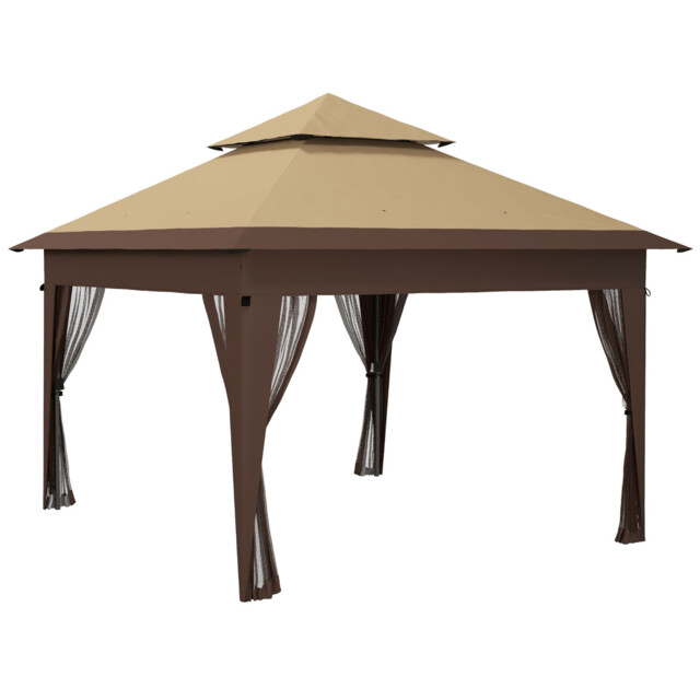 Outsunny 3 X 3(m) Pop Up Gazebo, Instant Shelter With Mosquito