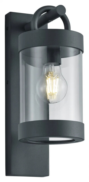Wall Light Grey Sambesi Ip44 Anthracite Photocell Trio 204160142