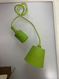 Minisun 19557 Green Adjustable 60w E27 Pendant Drop (max Drop 100cm)
