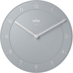 Braun Classic Analogue Wall Clock-quiet Quartz Movement, Easy To Read,