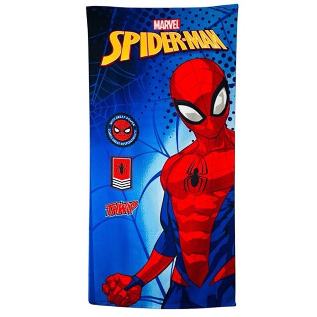 Spider-man Bath Beach Towel Character Children Microfibre Boys