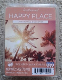 "Scentsationals ""happy Place"" Juicy Mango & Coconut Wax Cubes (70.9g)"