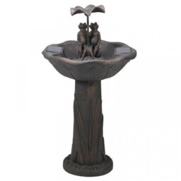 Smart Garden Frog Frolics Under Umbrella Solar Water Fountain