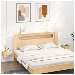 Wall-mounted Bedside Cabinet Pair 35x35x20cm Sonoma Oak Compact
