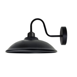 Vintage Wall Light Swan Neck Hemisphere E27 Industrial Sconce Fixture
