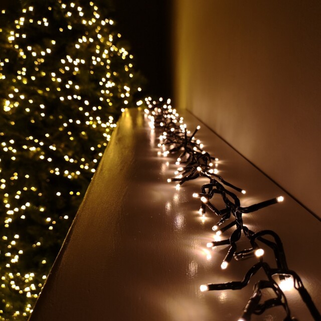 720 Led 9.3m Premier Christmas Outdoor Cluster Timer Lights In Vintage