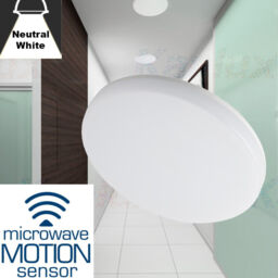Led Ceiling Wall Outdoor Bathroom Corridor Bulkhead Light Ip54 Motion