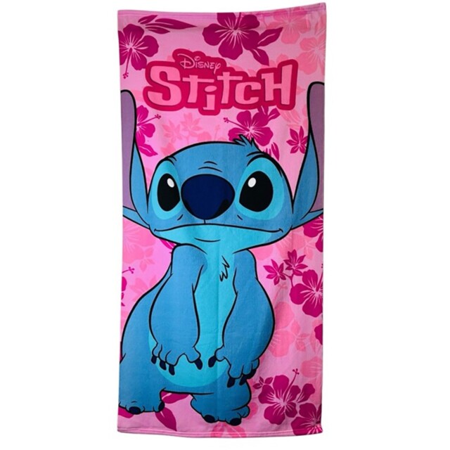 Disney Stitch Bath Beach Towel Character Children Microfibre Girls